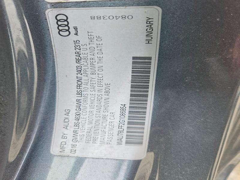 Aukcja sprzedaży 2016 Audi A3, vin: WAU78LFF2G1086854, numer aukcji: 49127096