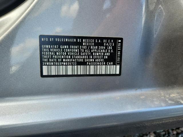 Aukcja sprzedaży 2023 Volkswagen Jetta, vin: 3VWBM7BUXPM035722, numer aukcji: 51649216