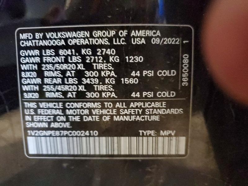 Aukcja sprzedaży 2023 Volkswagen Id.4, vin: 1V2GNPE87PC002410, numer aukcji: 49407066