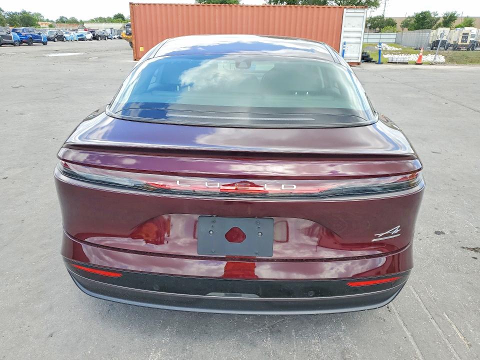 51753736 :رقم المزاد ، 50EA1TEA7SA002518 vin ، 2025 Lucid Motors Air مزاد بيع