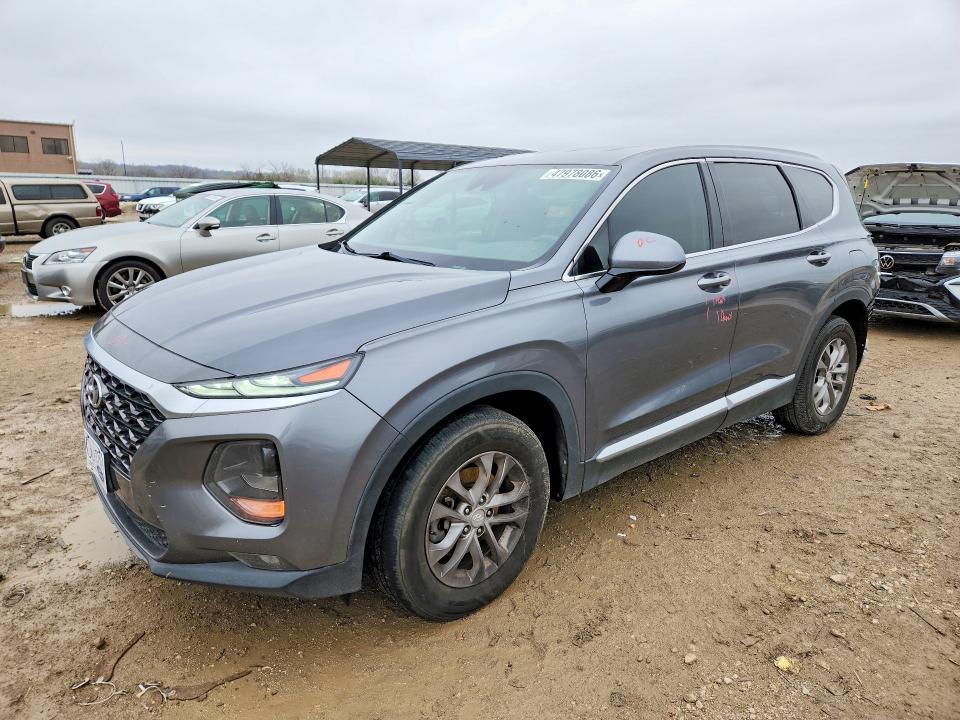 2019 Hyundai Santa Fe მანქანა იყიდება აუქციონზე, vin: 5NMS3CAD4KH009645, აუქციონის ნომერი: 47978086