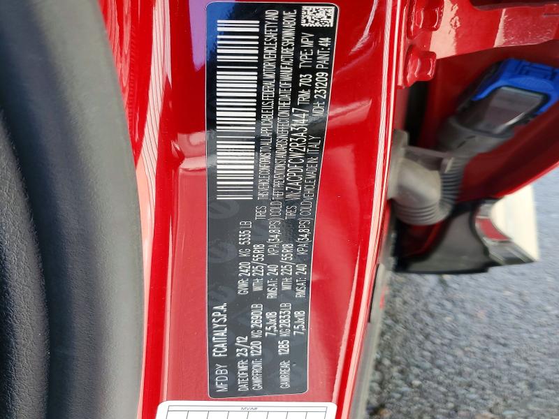 50171226 :رقم المزاد ، ZACPDFCW2R3A31447 vin ، 2024 Dodge Hornet مزاد بيع