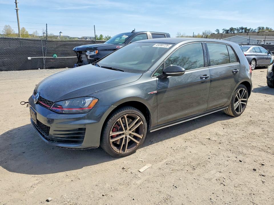 2017 Volkswagen Gti მანქანა იყიდება აუქციონზე, vin: 3VW547AU0HM022171, აუქციონის ნომერი: 49380726