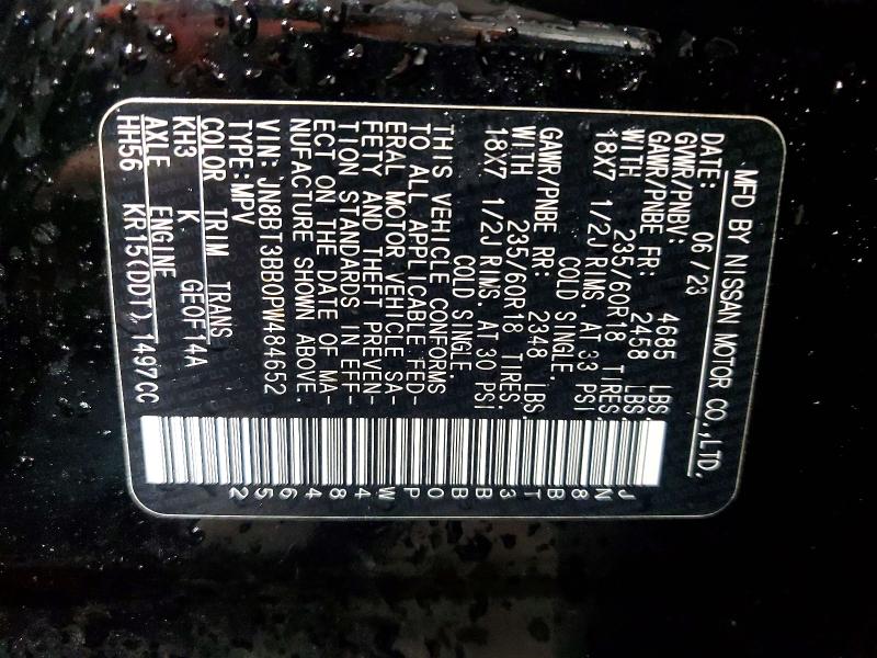Продаж на аукціоні авто 2023 Nissan Rogue, vin: JN8BT3BB0PW484652, номер лоту: 50778736