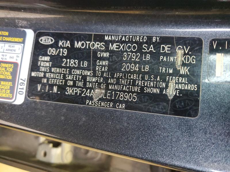 Продаж на аукціоні авто 2020 Kia Forte, vin: 3KPF24AD0LE178905, номер лоту: 50513196
