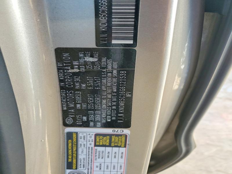 Aukcja sprzedaży 2016 Kia Sedona, vin: KNDMB5C16G6121538, numer aukcji: 48717726