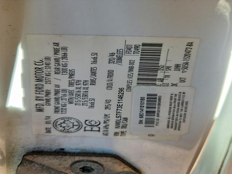 Продажа на аукционе авто 2014 Ford Transit Connect, vin: NM0LS7F73E1146296, номер лота: 51069656