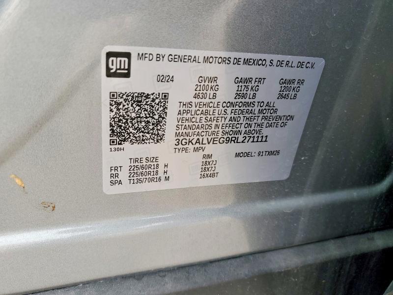 Продажа на аукционе авто 2024 Gmc Terrain, vin: 3GKALVEG9RL271111, номер лота: 50701906
