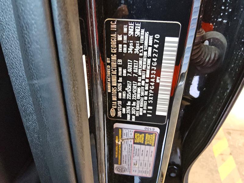 Продажа на аукционе авто 2018 Kia Sorento, vin: 5XYPG4A33JG427470, номер лота: 49712256