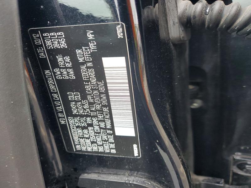 Auction sale of the 2012 Volvo Xc60, vin: YV4902DZ2C2313651, lot number: 52000566