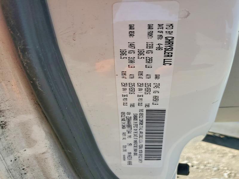 50804916 :رقم المزاد ، 2D8HN44H88R771644 vin ، 2008 Dodge Grand Caravan مزاد بيع