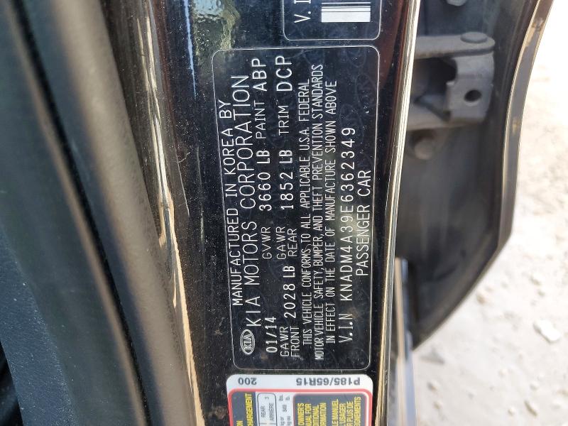 Продаж на аукціоні авто 2014 Kia Rio, vin: KNADM4A39E6362349, номер лоту: 48548526