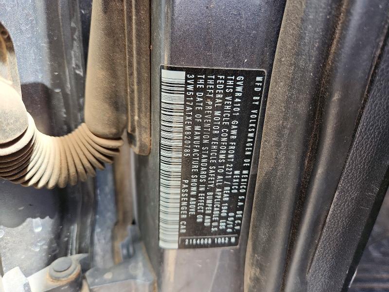 51164646 :رقم المزاد ، 3VW517ATXEM820785 vin ، 2014 Volkswagen Beetle مزاد بيع