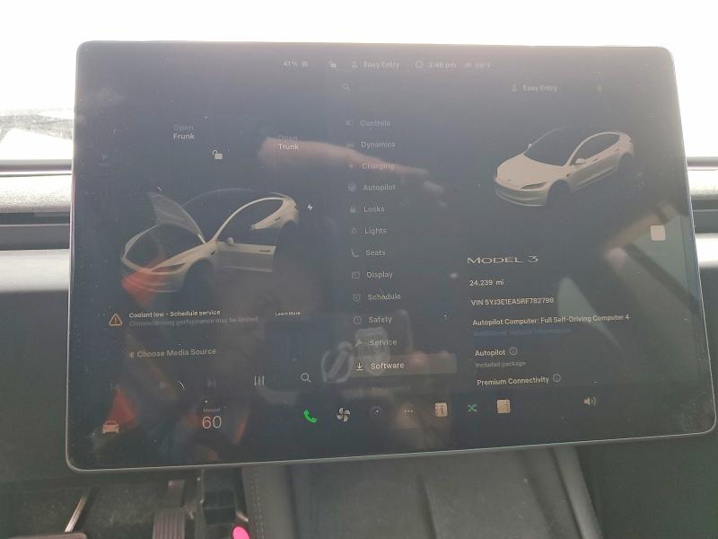 Aukcja sprzedaży 2024 Tesla Model 3, vin: 5YJ3E1EA5RF782798, numer aukcji: 50123436