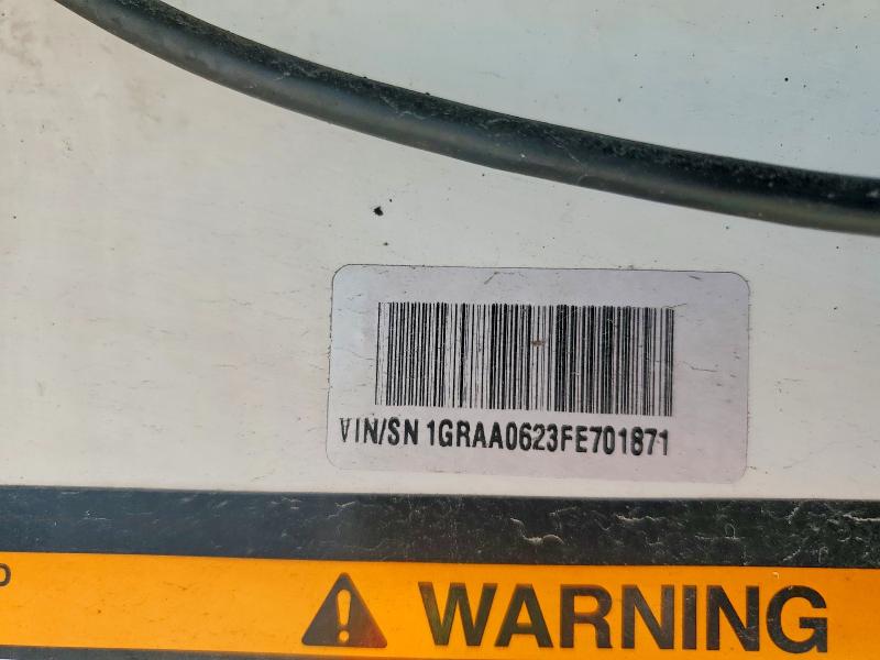Auction sale of the 2015 Great Dane Unknown, vin: 1GRAA0623FE701871, lot number: 51423606