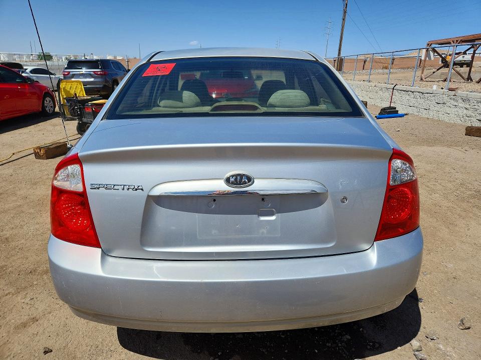 2006 Kia Spectra მანქანა იყიდება აუქციონზე, vin: KNAFE122165247097, აუქციონის ნომერი: 51273206