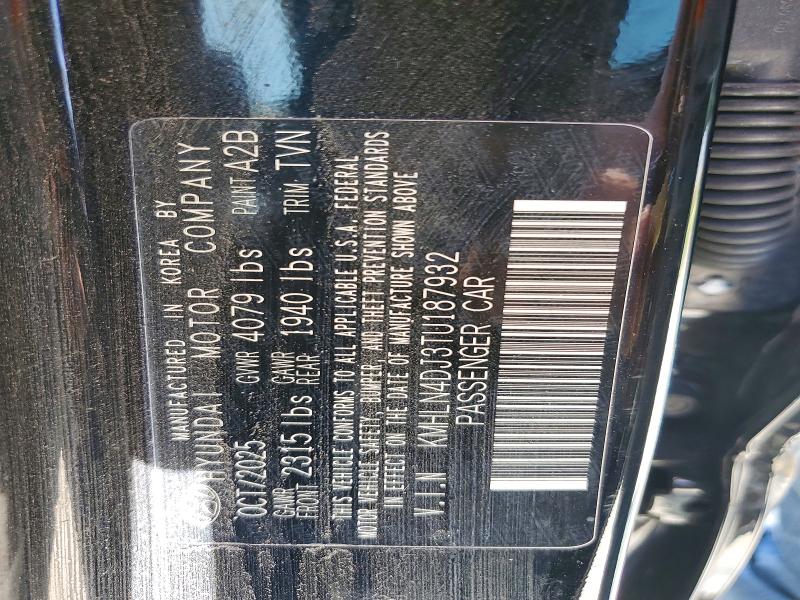 Продаж на аукціоні авто 2026 Hyundai Elantra, vin: KMHLN4DJ3TU187932, номер лоту: 49879676