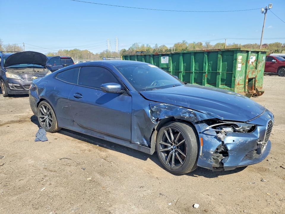 2021 Bmw 430xi მანქანა იყიდება აუქციონზე, vin: WBA73AP00MCF70974, აუქციონის ნომერი: 48787566