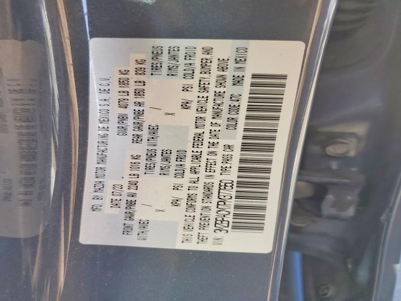 Продажа на аукционе авто 2023 Mazda 3, vin: 3MZBPACM7PM377650, номер лота: 49505946