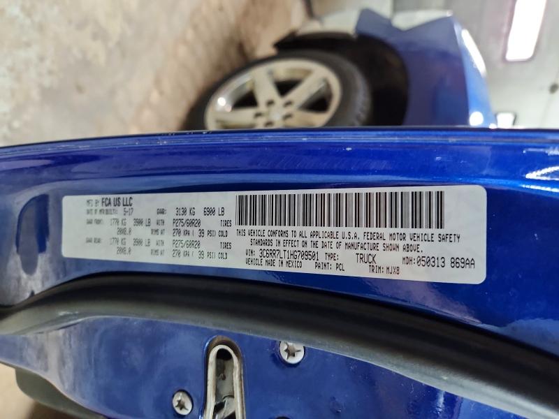 49377226 :رقم المزاد ، 3C6RR7LT1HG709501 vin ، 2017 Ram 1500 مزاد بيع