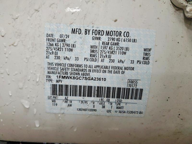 Продажа на аукционе авто 2025 Ford Explorer, vin: 1FMWK8GC7SGA23610, номер лота: 49235586