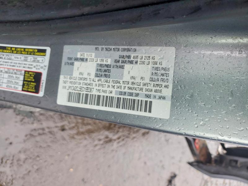 Aukcja sprzedaży 2014 Mazda 5, vin: JM1CW2CL5E0166387, numer aukcji: 49914006