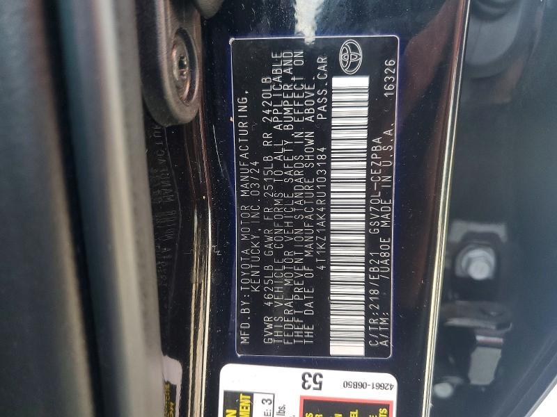 Aukcja sprzedaży 2024 Toyota Camry, vin: 4T1KZ1AK4RU103184, numer aukcji: 49313756