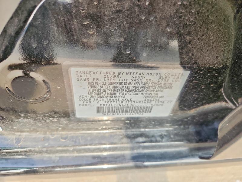 2025 Nissan Versa მანქანა იყიდება აუქციონზე, vin: 3N1CN8DV1SL869928, აუქციონის ნომერი: 51514236