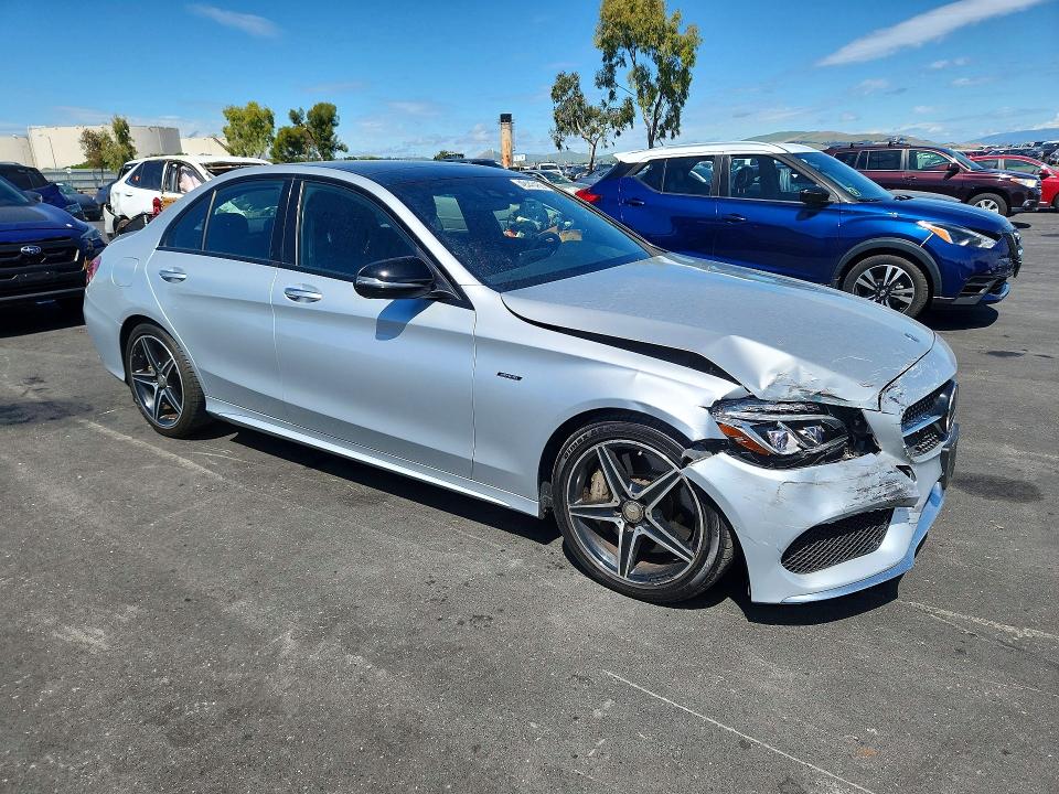 49445456 :رقم المزاد ، 55SWF6EB6GU112009 vin ، 2016 Mercedes-benz C مزاد بيع