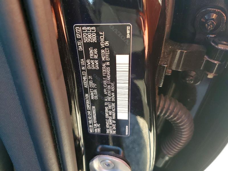 51356826 :رقم المزاد ، 7JRL12THXRG289238 vin ، 2024 Volvo S60 مزاد بيع