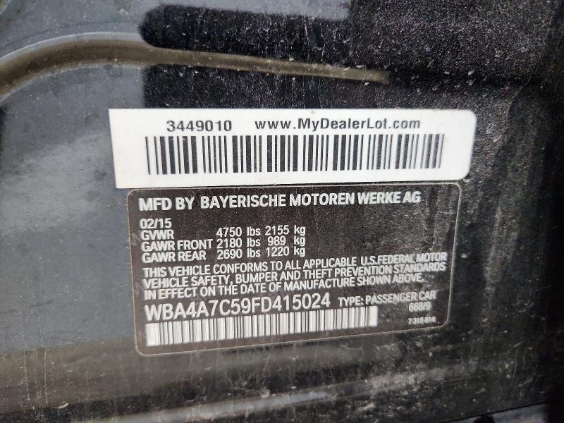 Aukcja sprzedaży 2015 Bmw 428, vin: WBA4A7C59FD415024, numer aukcji: 49632686