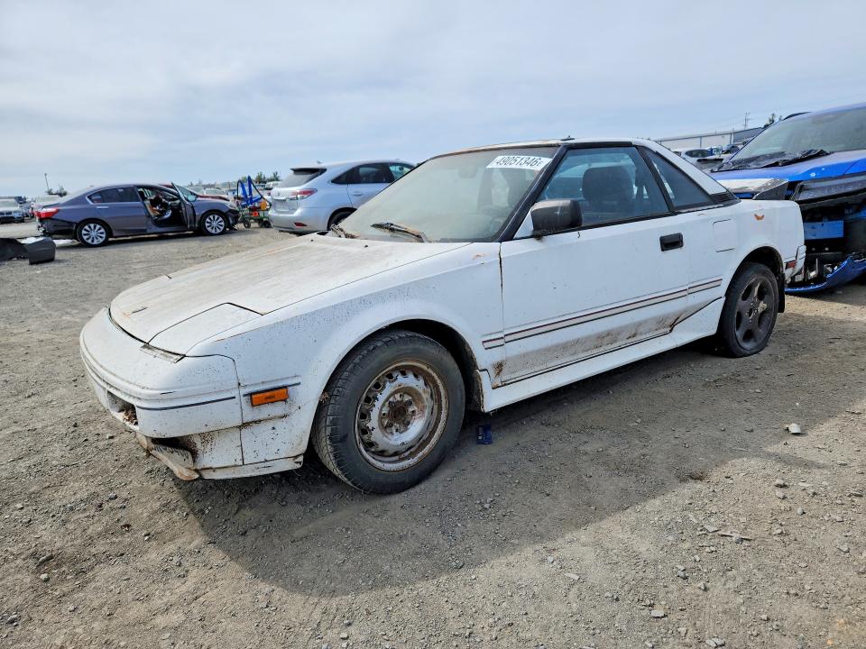 1986 Toyota Mr2 მანქანა იყიდება აუქციონზე, vin: JT2AW15C8G0048456, აუქციონის ნომერი: 49051346