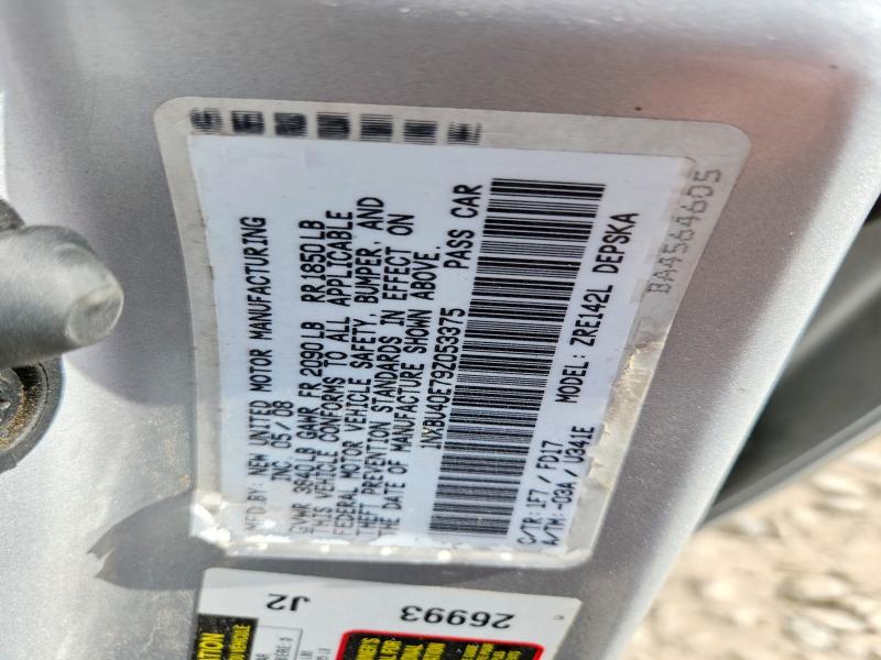 Aukcja sprzedaży 2009 Toyota Corolla, vin: 1NXBU40E79Z053375, numer aukcji: 49496426