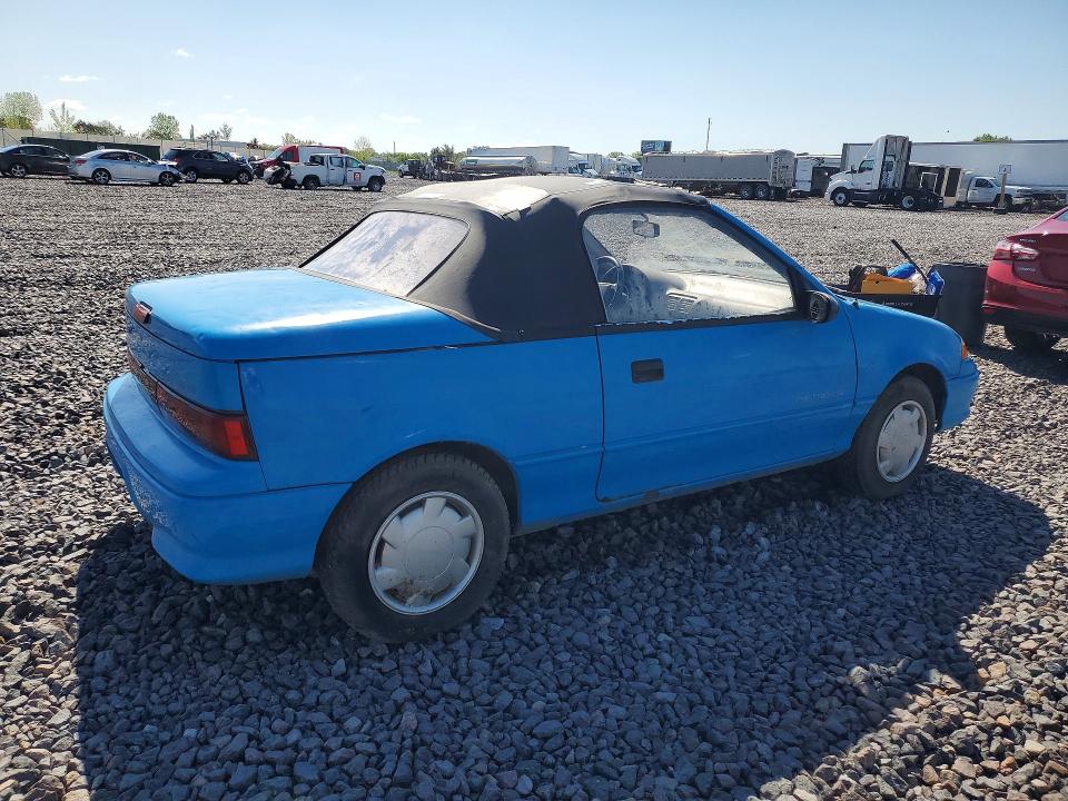 1992 Geo Metro მანქანა იყიდება აუქციონზე, vin: JG1MR3363NK209150, აუქციონის ნომერი: 52026196