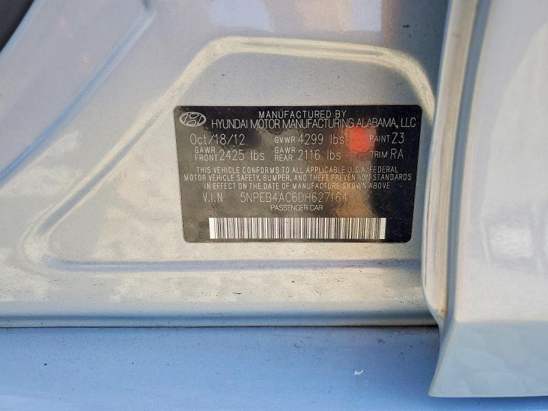 Продажа на аукционе авто 2013 Hyundai Sonata, vin: 5NPEB4AC6DH627164, номер лота: 49264086
