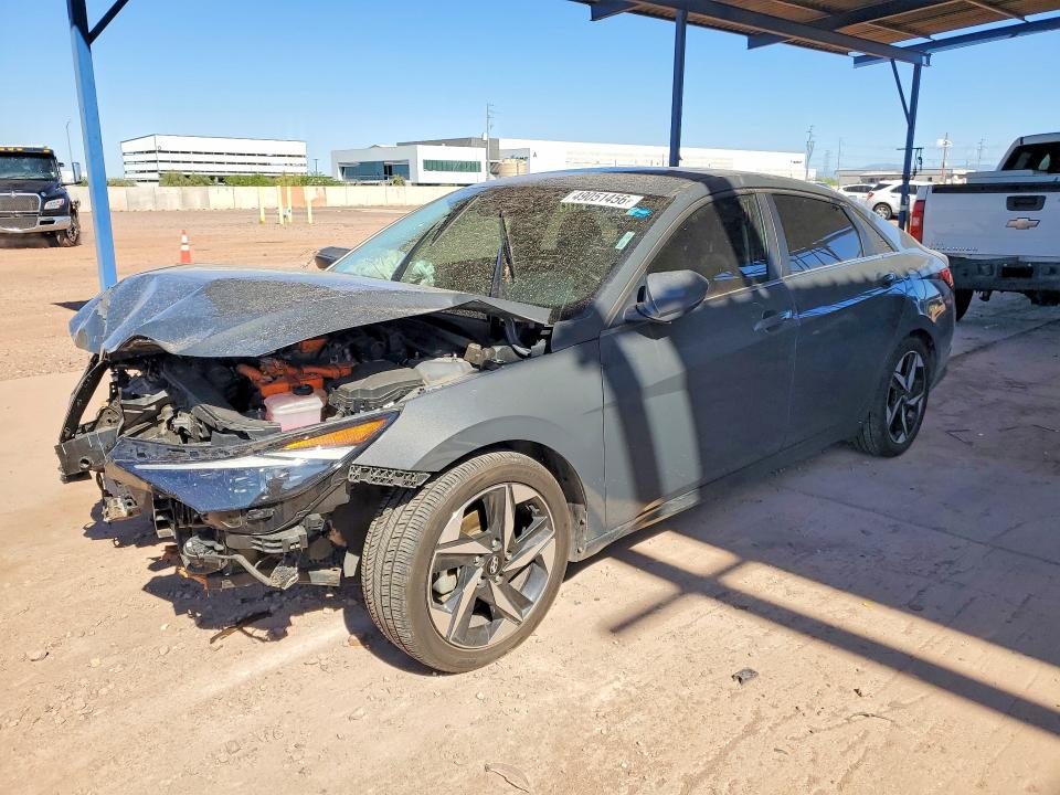 2023 Hyundai Elantra Hybrid მანქანა იყიდება აუქციონზე, vin: KMHLN4AJ7PU087343, აუქციონის ნომერი: 49051456