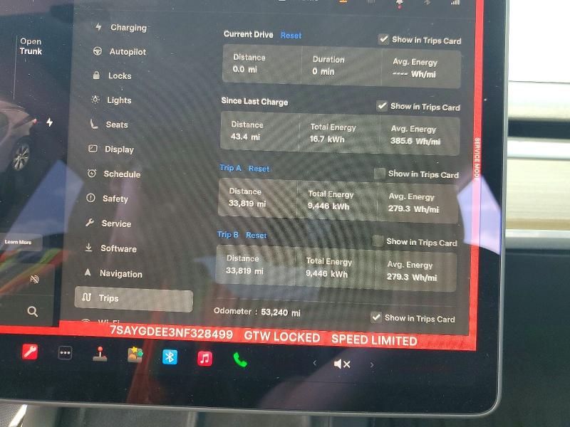 Продажа на аукционе авто 2022 Tesla Model Y, vin: 7SAYGDEE3NF328499, номер лота: 51320536