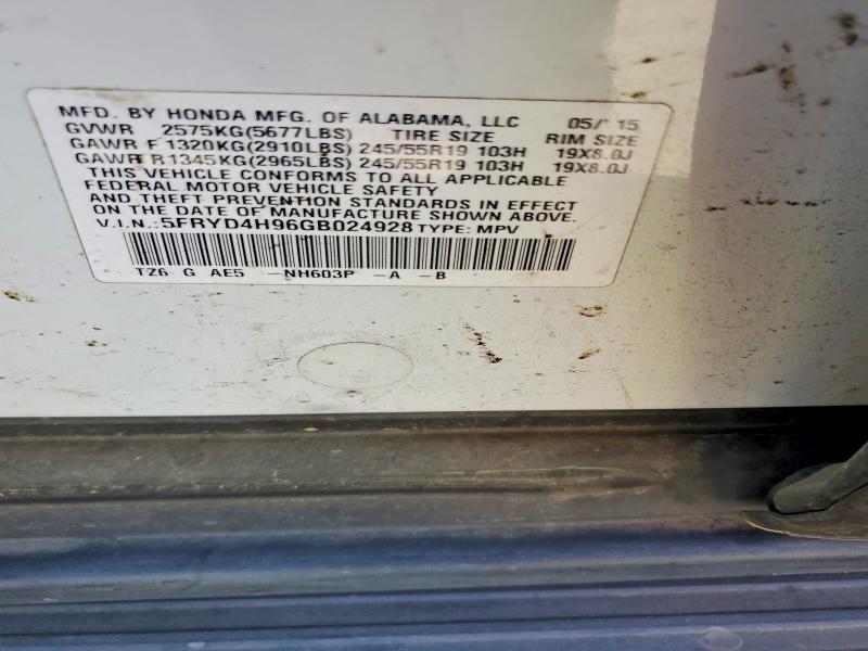 Продажа на аукционе авто 2016 Acura Mdx, vin: 5FRYD4H96GB024928, номер лота: 49246586