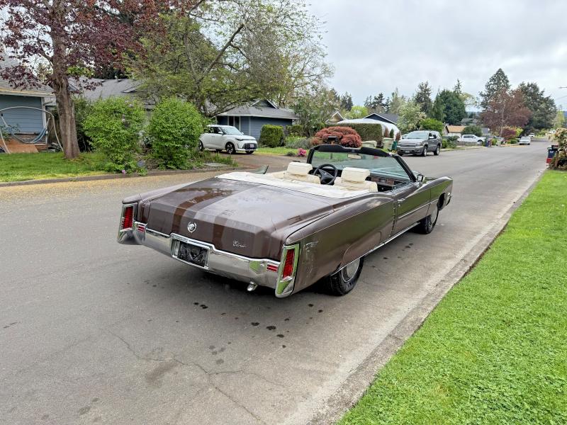 50193626 :رقم المزاد ، 6L67S2Q411143 vin ، 1972 Cadillac Eldorado مزاد بيع
