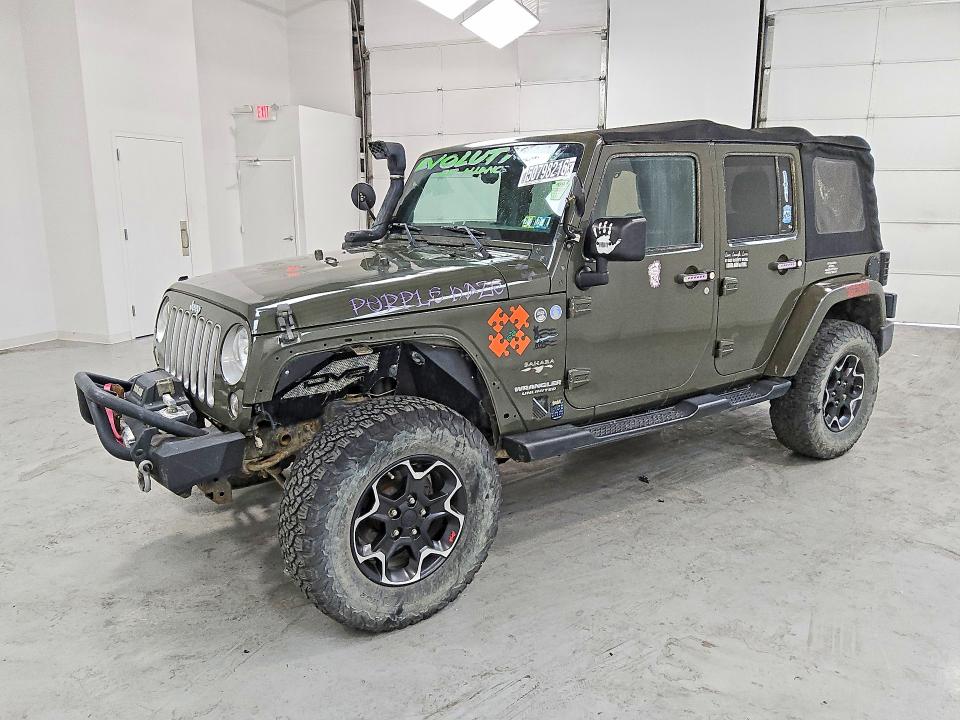 2016 Jeep Wrangler Unlimited მანქანა იყიდება აუქციონზე, vin: 1C4BJWEG5GL165081, აუქციონის ნომერი: 50798216