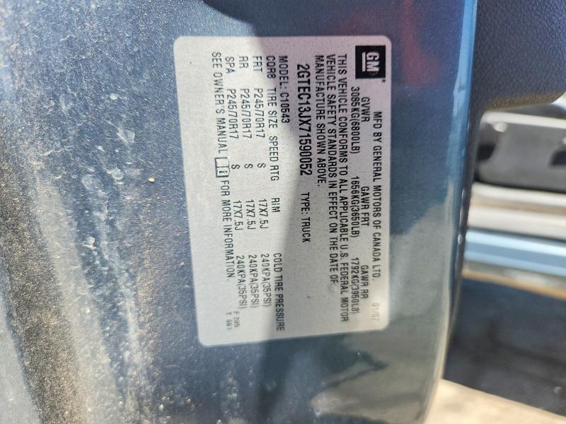 50513706 :رقم المزاد ، 2GTEC13JX71590052 vin ، 2007 Gmc New Sierra مزاد بيع