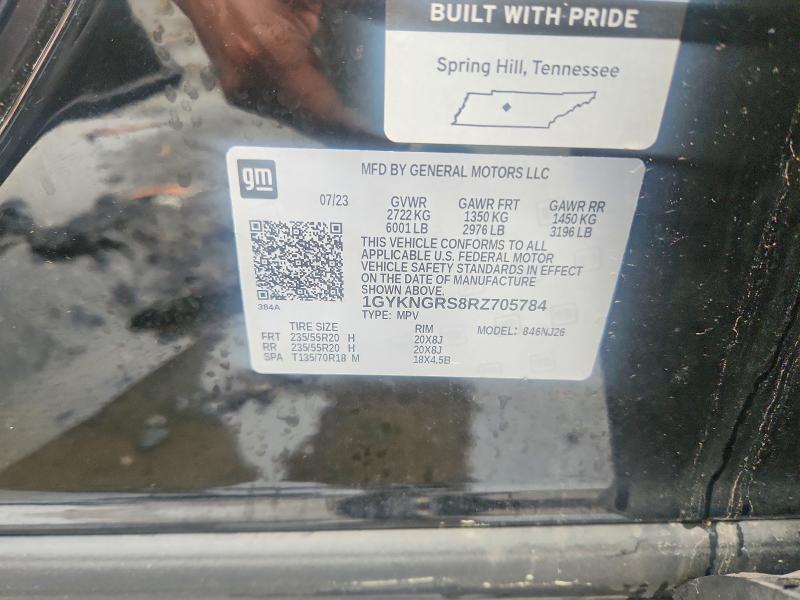 Продажа на аукционе авто 2024 Cadillac Xt5, vin: 1GYKNGRS8RZ705784, номер лота: 48583116