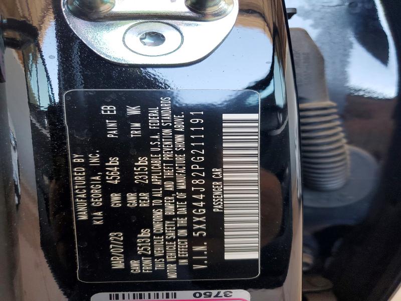 51484316 :رقم المزاد ، 5XXG44J82PG211191 vin ، 2023 Kia K5 مزاد بيع
