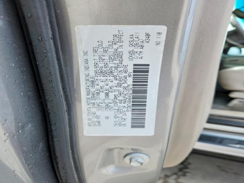 2004 Toyota Sequoia მანქანა იყიდება აუქციონზე, vin: 5TDBT48A64S215275, აუქციონის ნომერი: 51436576