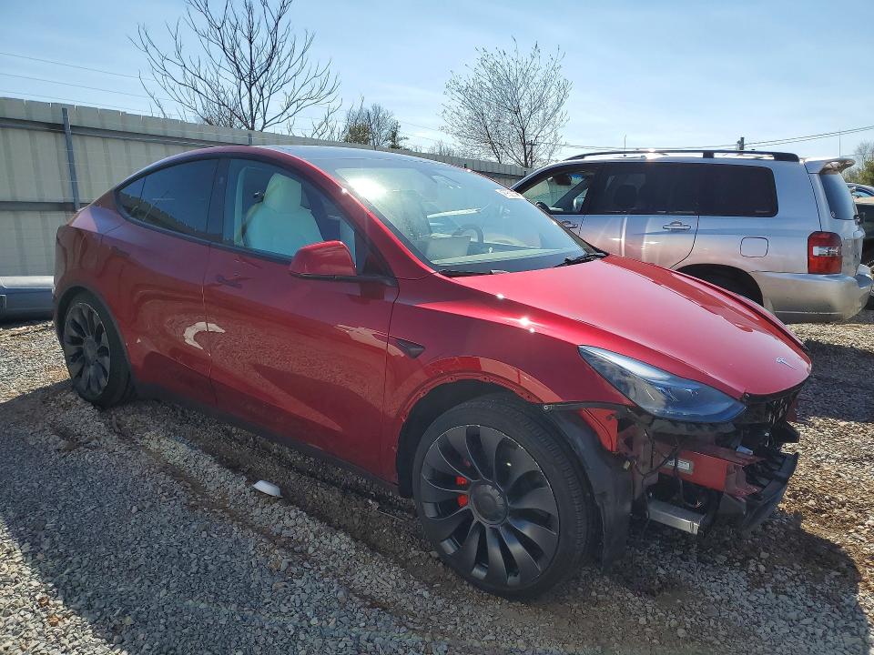 48955026 :رقم المزاد ، 7SAYGDEF5SA348125 vin ، 2025 Tesla Model Y مزاد بيع