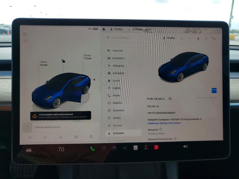 Продажа на аукционе авто 2022 Tesla Model 3, vin: 5YJ3E1EA1NF288691, номер лота: 49288996
