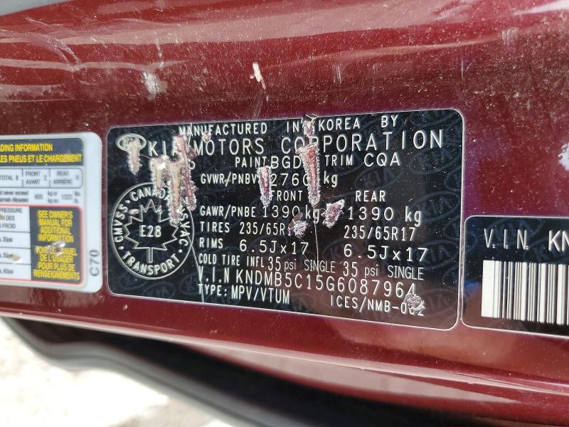 Продаж на аукціоні авто 2016 Kia Sedona, vin: KNDMB5C15G6087964, номер лоту: 49858196