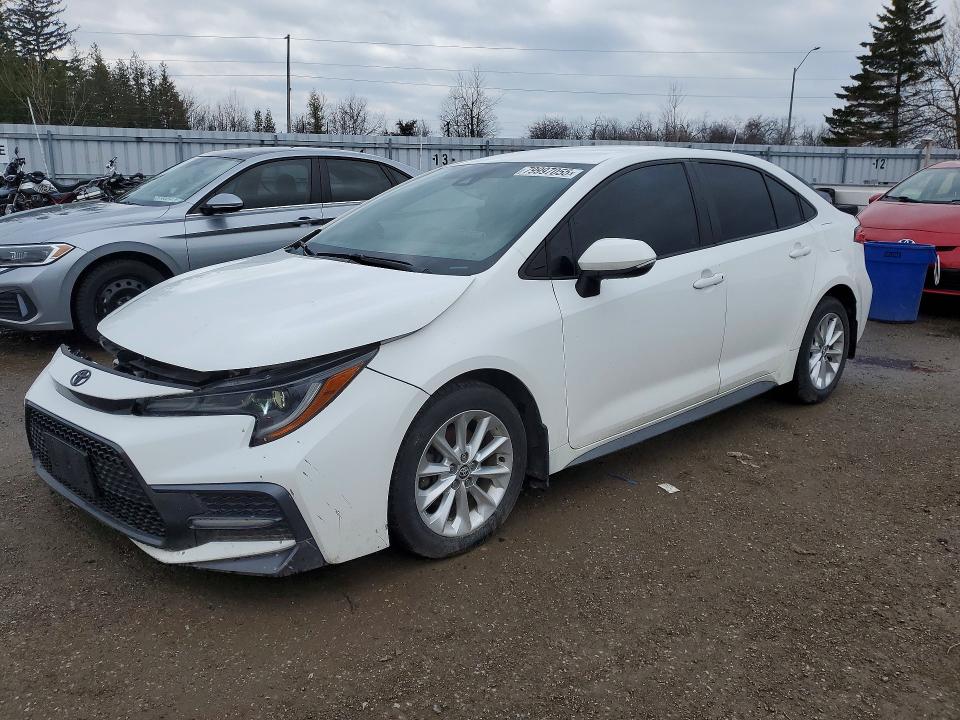 2021 Toyota Corolla მანქანა იყიდება აუქციონზე, vin: 5YFB4MBE9MP089222, აუქციონის ნომერი: 79997055
