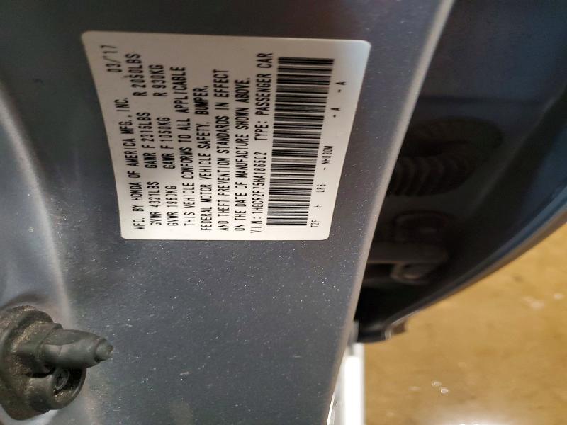 Aukcja sprzedaży 2017 Honda Accord, vin: 1HGCR2F75HA186502, numer aukcji: 49865046