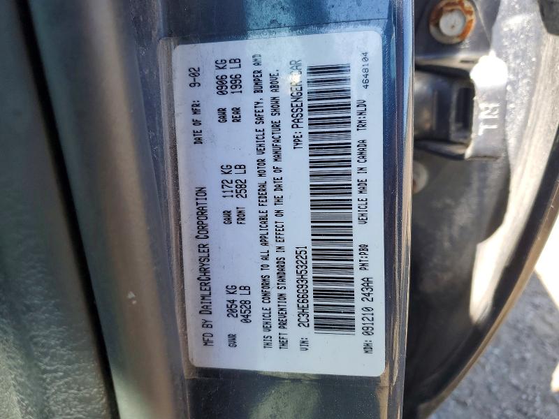 Auction sale of the 2003 Chrysler 300m, vin: 2C3HE66G93H532251, lot number: 50343746